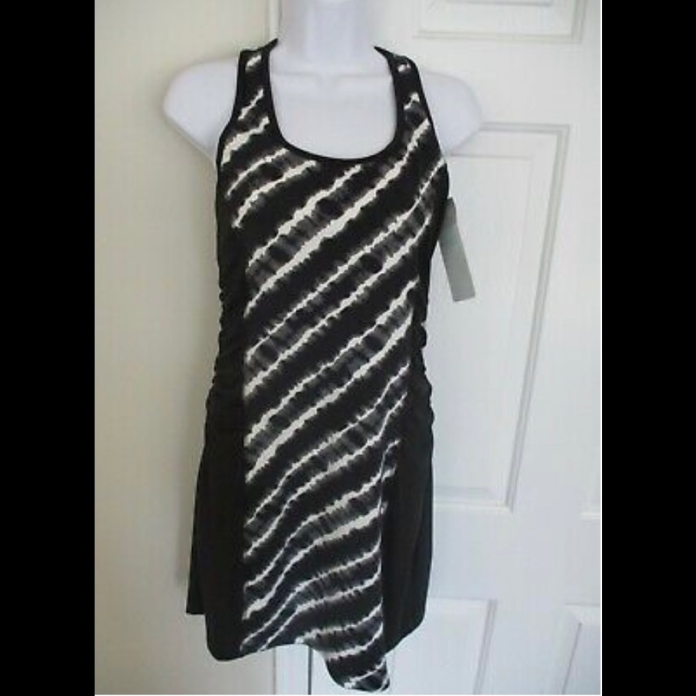 Lola by AFG Racerback Sleeveless Tye Dye Dress NWT